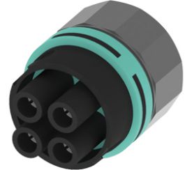THB.387.D4A  IP68 Nylon 66 Teeplug 4 Pole 4mm²; Cable Dia 7-12mm